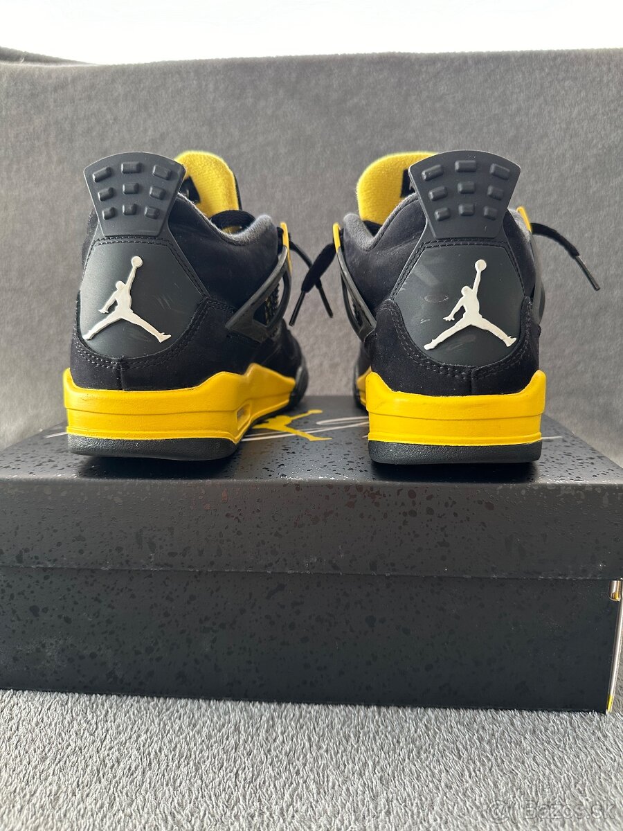 NIKE Jordan 4 yellow thunder (retro) detské - 4