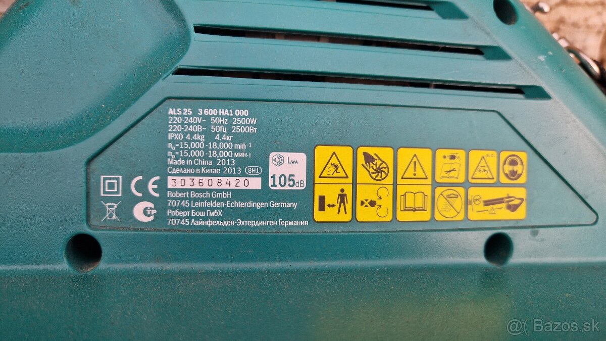 záhradný vysávač/fukač Bosch - 4