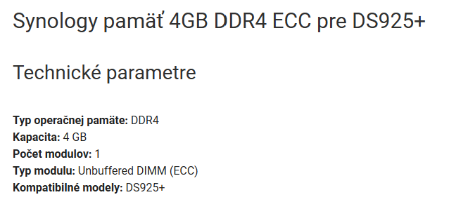Synology D4ES04-4G - 4