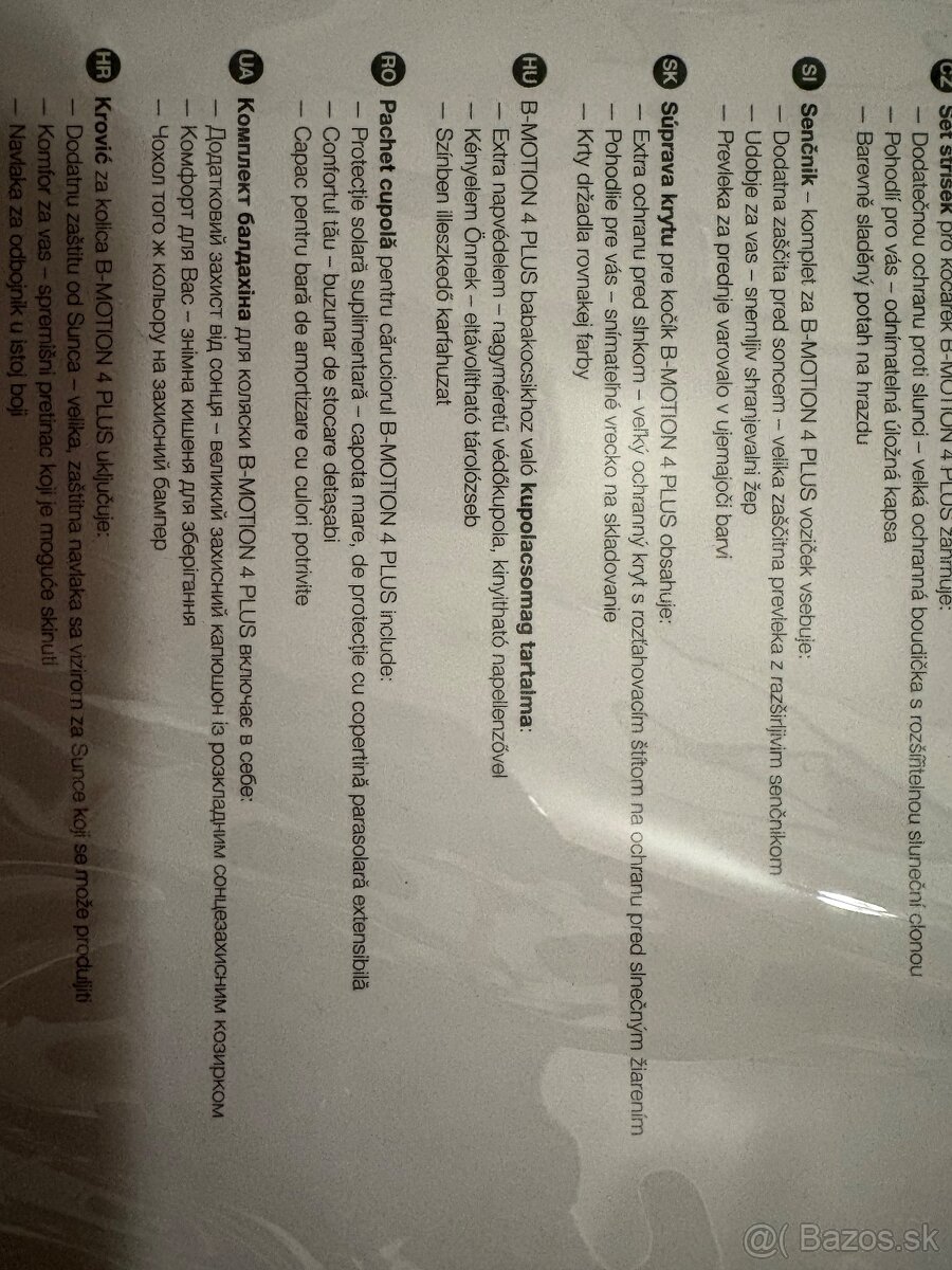 Strieška na kočík Britax B-Motion 4 plus - 4