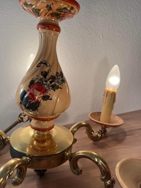 Luster starožitný 2 kusy - 4