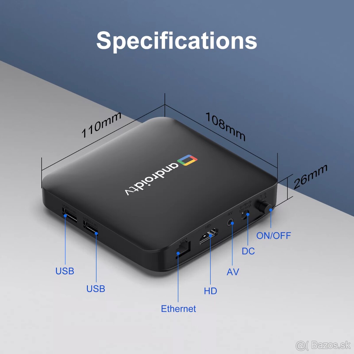 Smart TV Box H96 Max S905L3 - Android - 2ks - 4