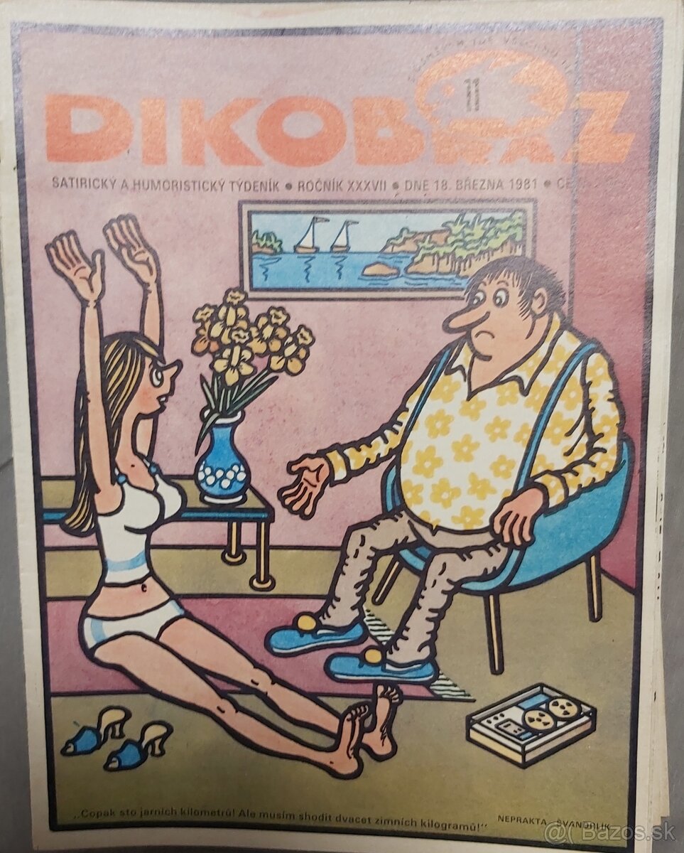 PREDÁM DIKOBRAZ KOMPLETNÝ ročník 1981 - 4