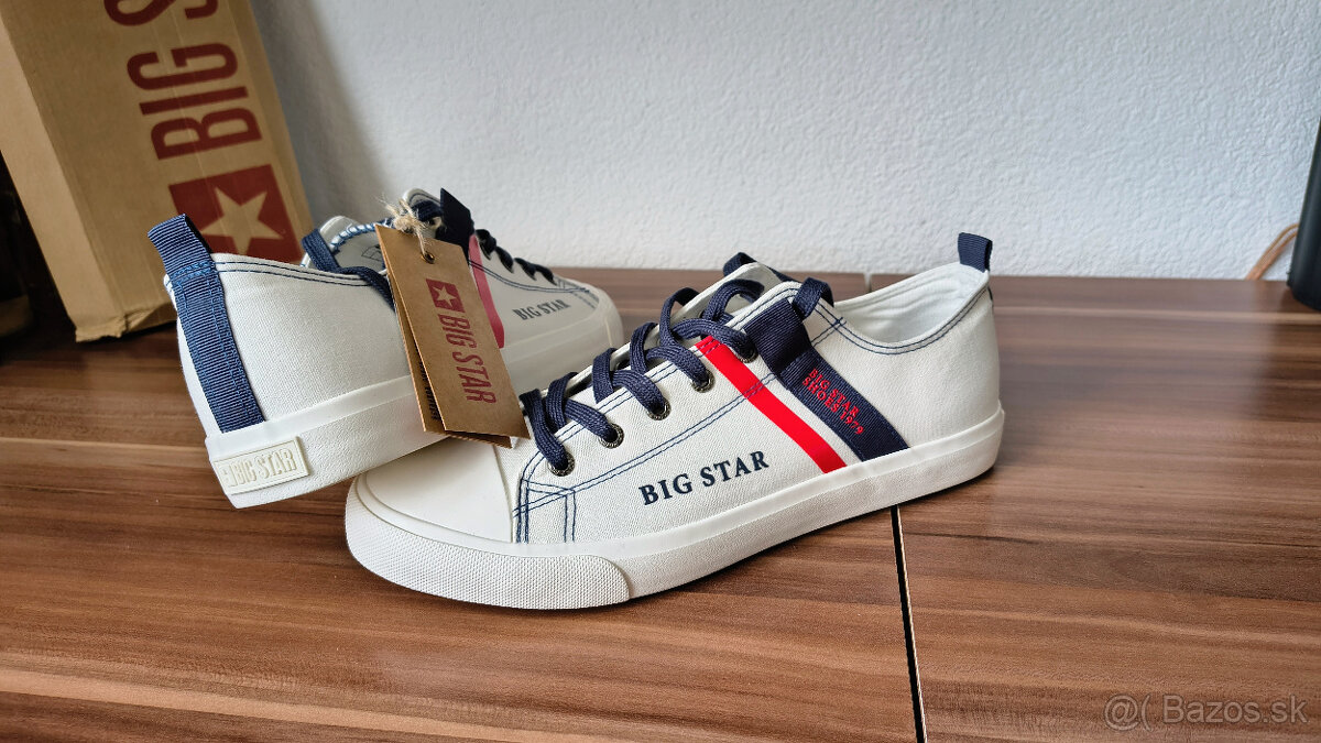 New: Big Star tenisky | veľ. 45 | Biele - 4