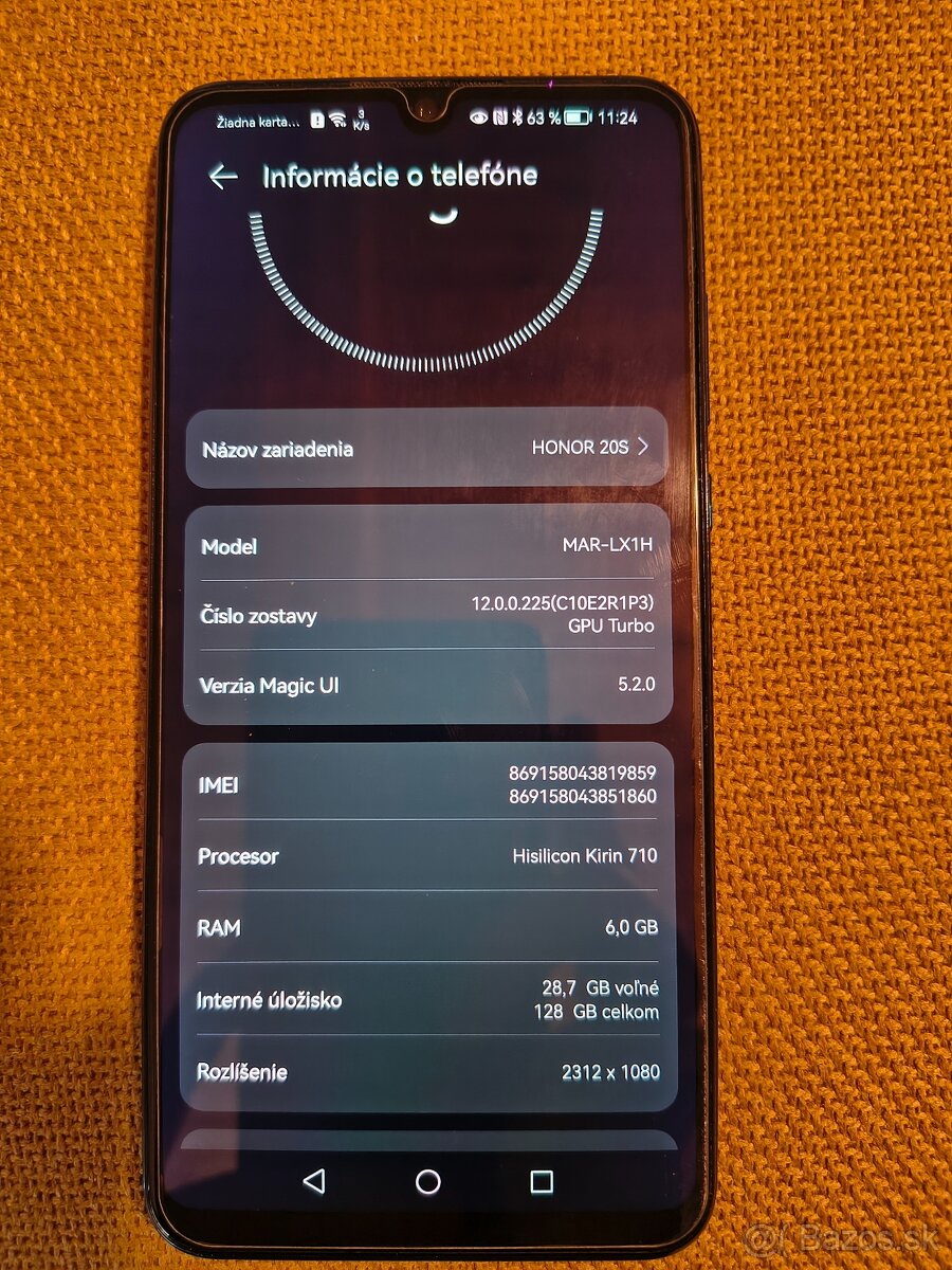 Honor 20S 6gb/128gb - 4