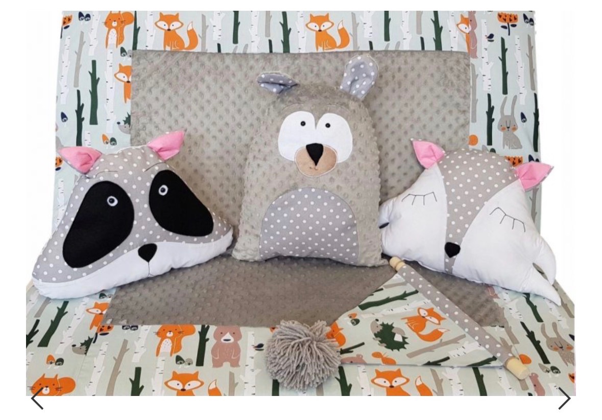 Detský teepee stan Zvieratká les 1 - 4