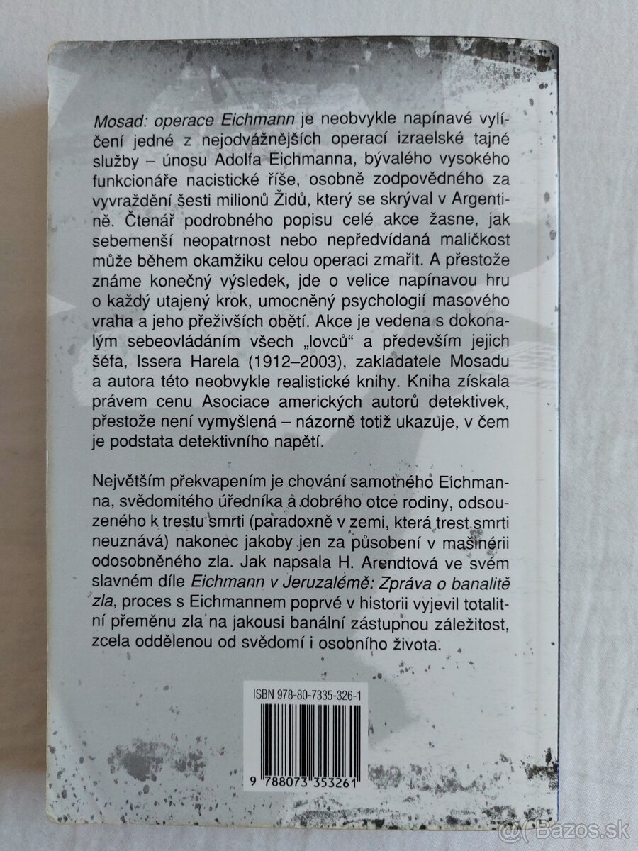 MOSAD operace Eichmann - Isser Harel - 4