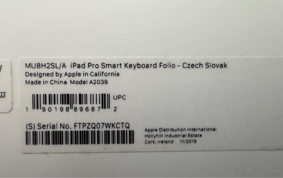 Apple Smart Keyboard Folio iPad Pro 12,9” (3.Generácia ) - 4