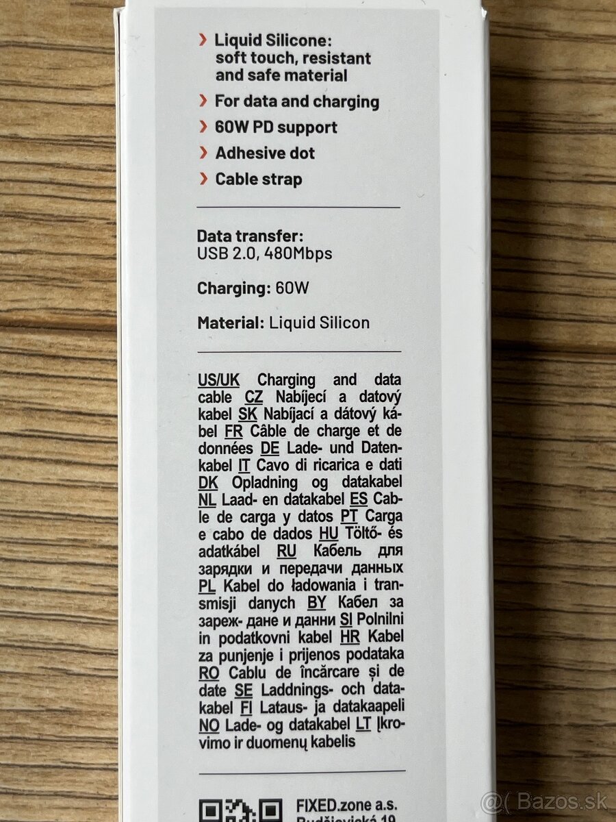 FIXED Liquid silicone USB-C/Lightning (1,2 m) - 4