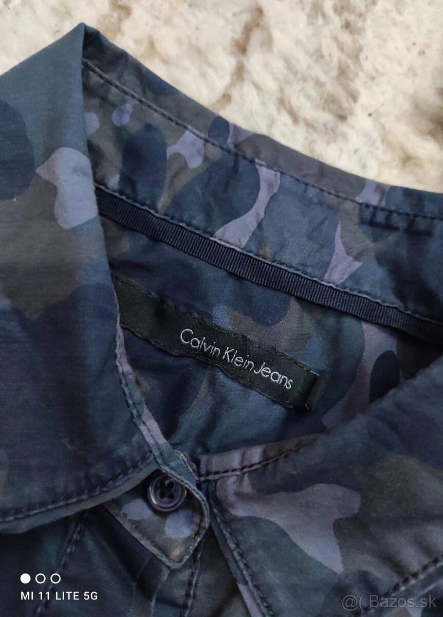 Dámska slim košeľa Calvin Klein Jeans, veľ. XS/S - 4