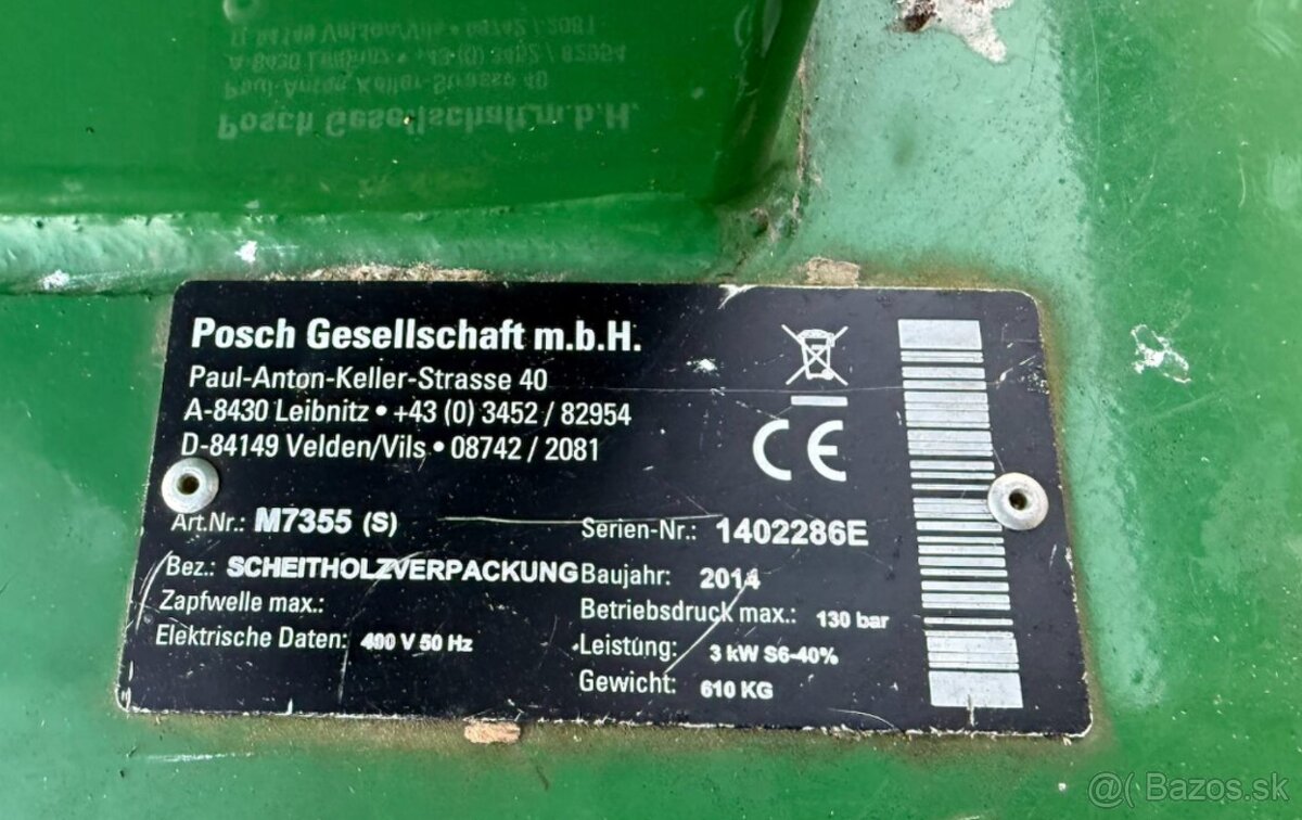 Balička štípaného dřeva Posch PackFix Hydro - 4