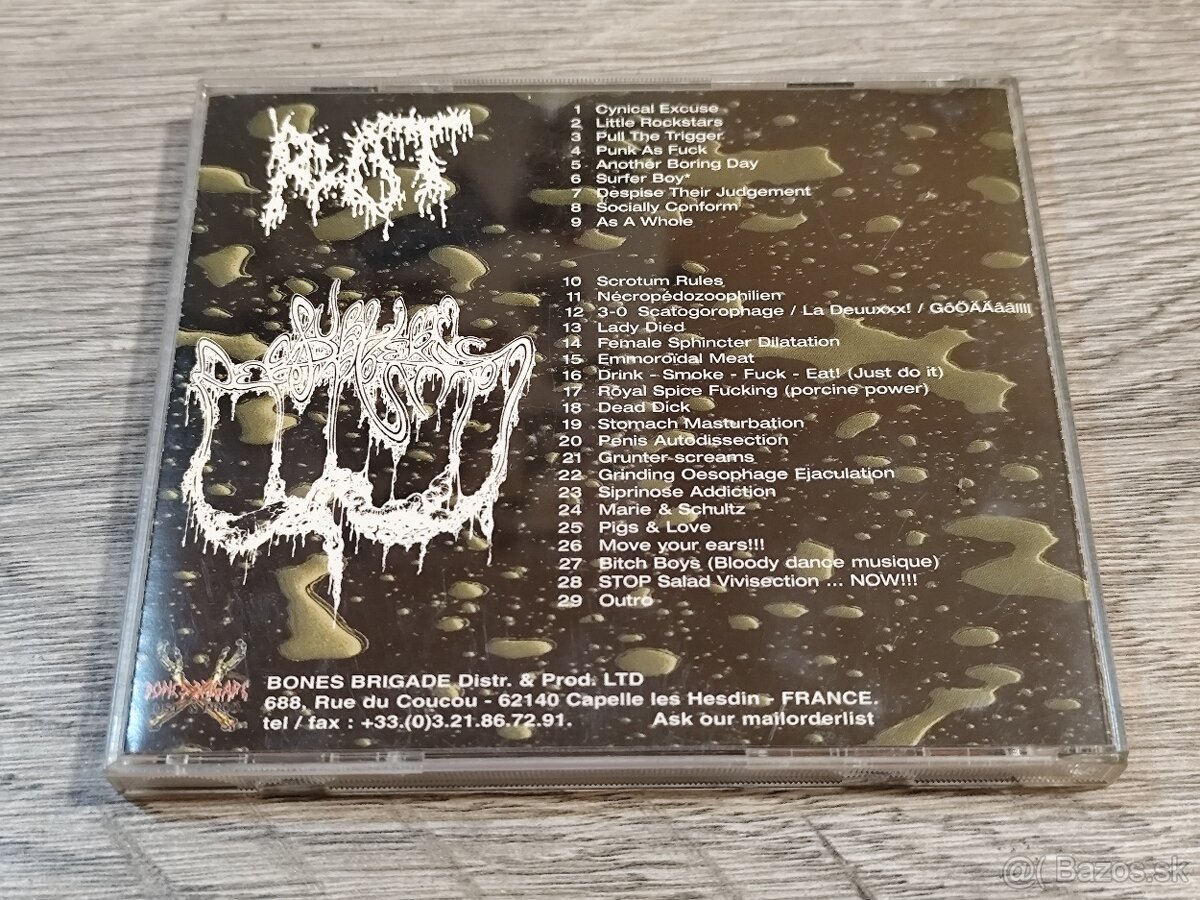 ROT/SUBLIME CADAVERIC DECOMPOSITION - 1998 split CD - 4
