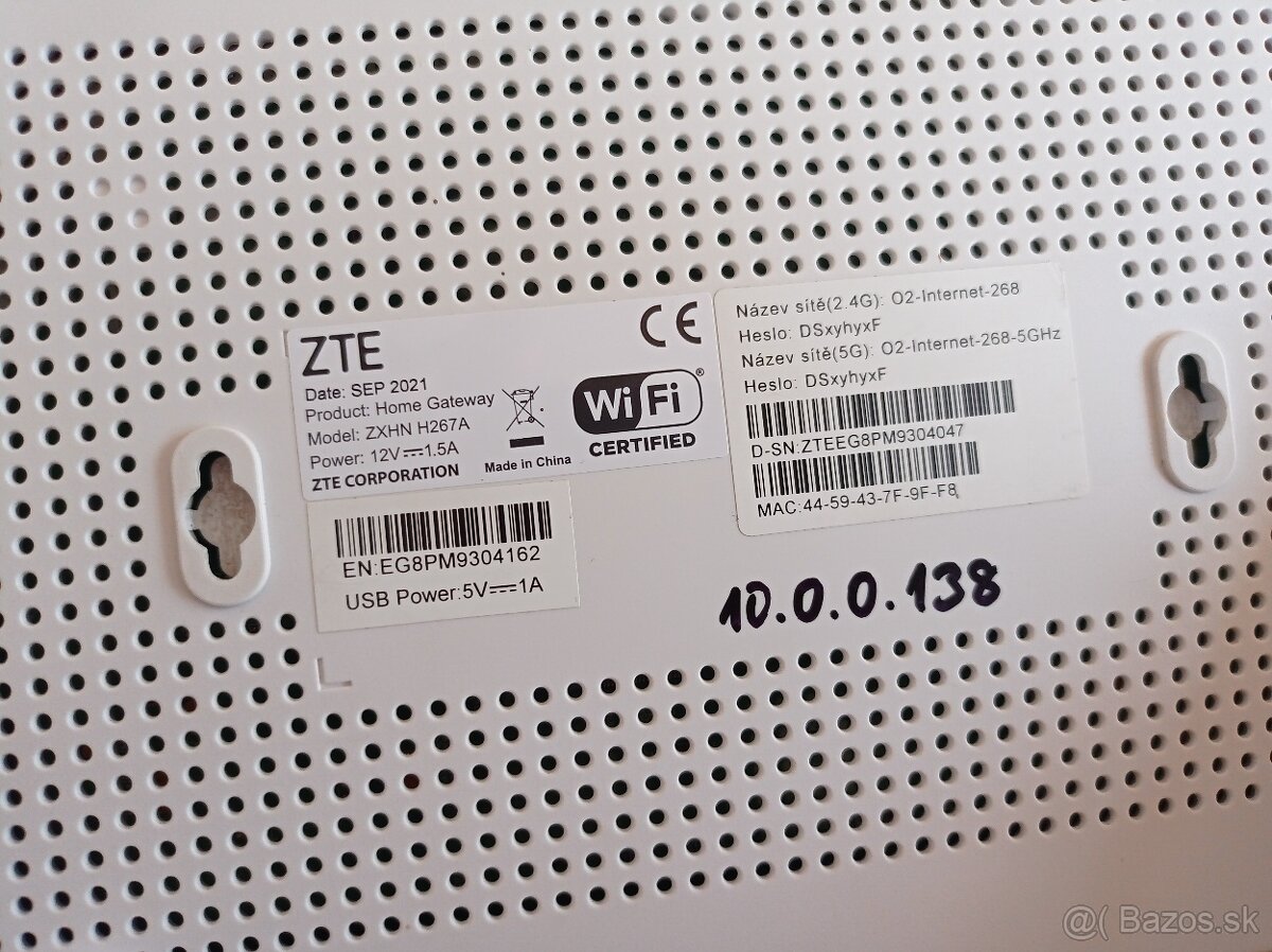 Router wifi VDSL ZTE-H267A - 4