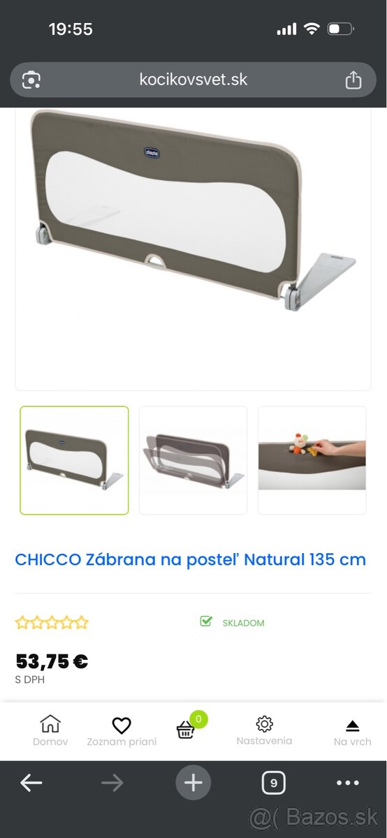 Zábrana na posteľ Chicco - 4