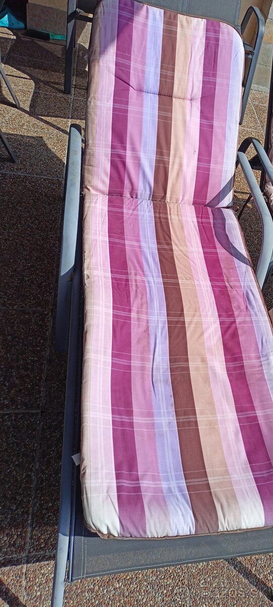 Zahradne lehatko+poduska 1kus - 4