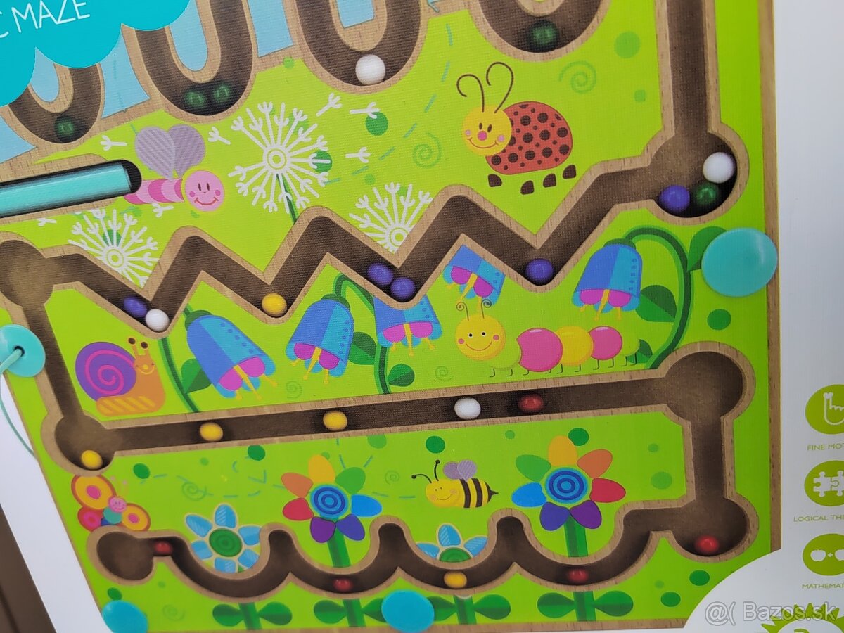 Magnetické bludisko Flowers - NOVÉ - 4