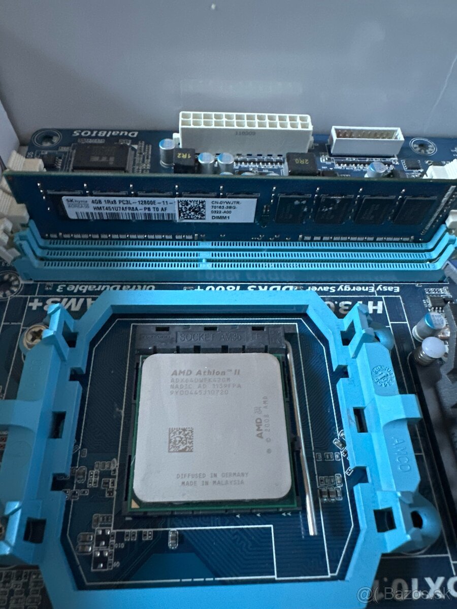 Základná doska + CPU + DDR3 8 GB (2x4GB) - 4