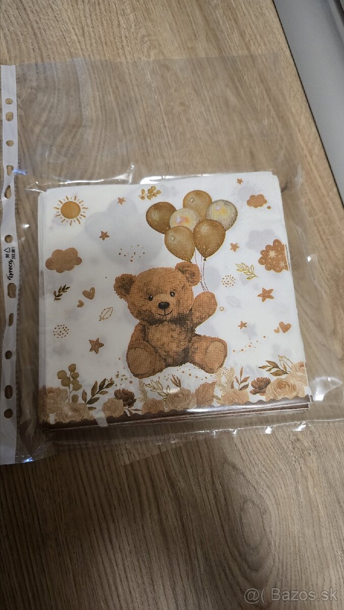 Výbava - balíček dekorácií na oslavu bábatka - baby shower - 4