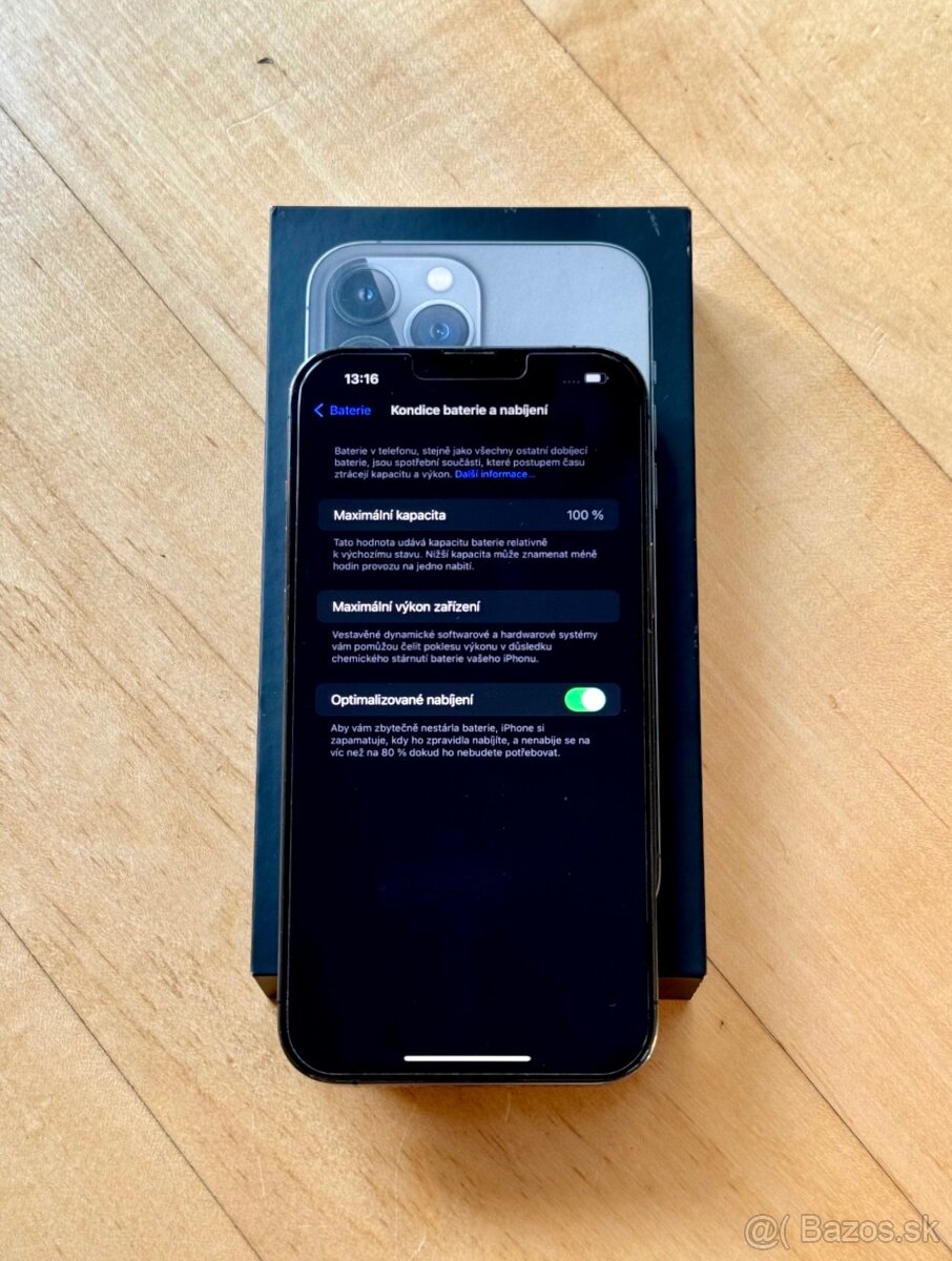 iPhone 13 Pro Graphite BATERIE 100% TOP - 4