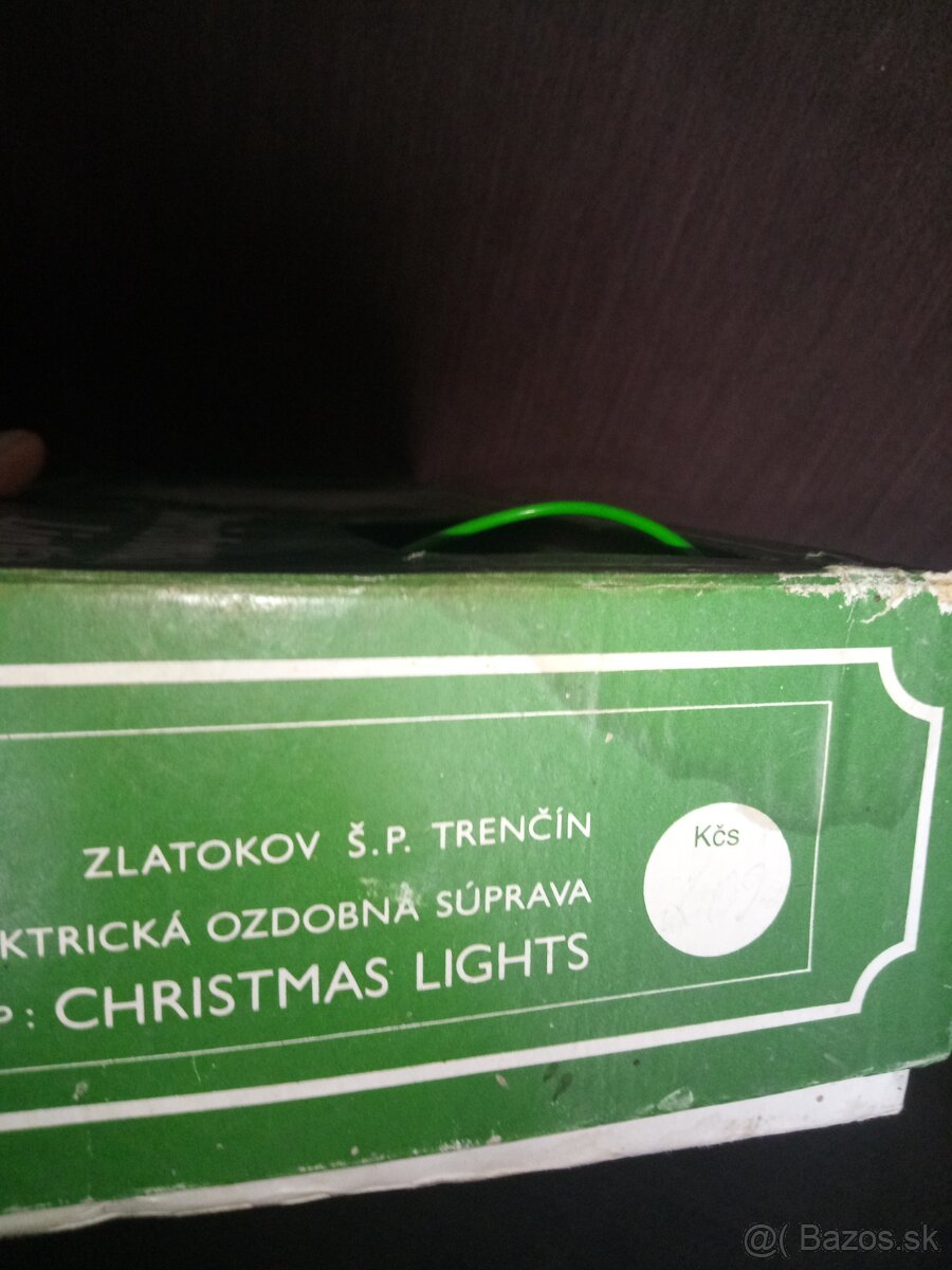 Retro vianocne osvetlenie zlatokov typ Christmas lights - 4