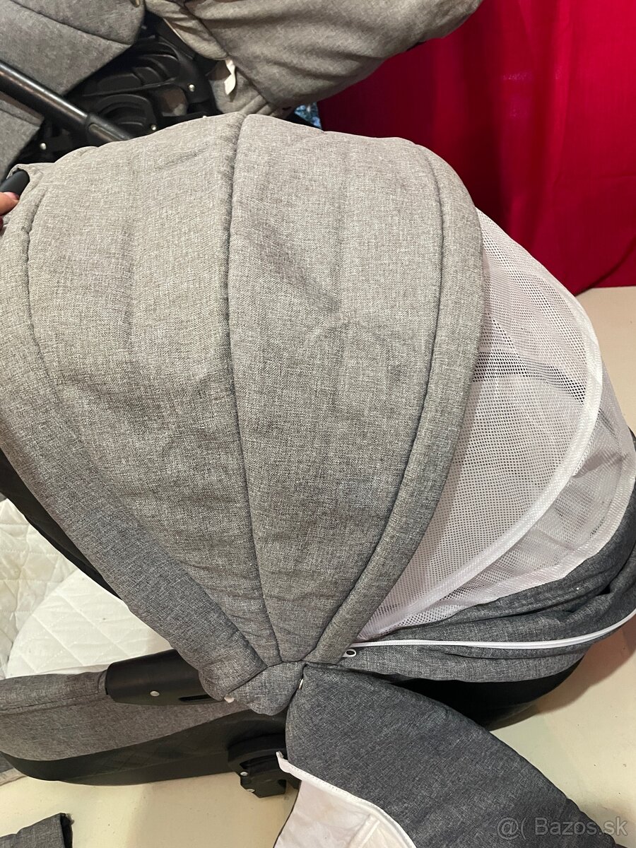 Kočík BabyLux Axel – 3v1 – komplet výbava - 4