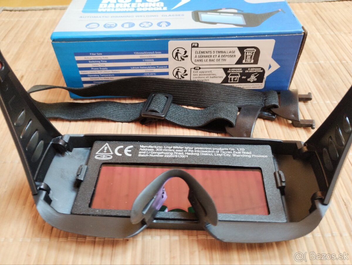 Nové Samostmievacie zváračske okuliare - 4