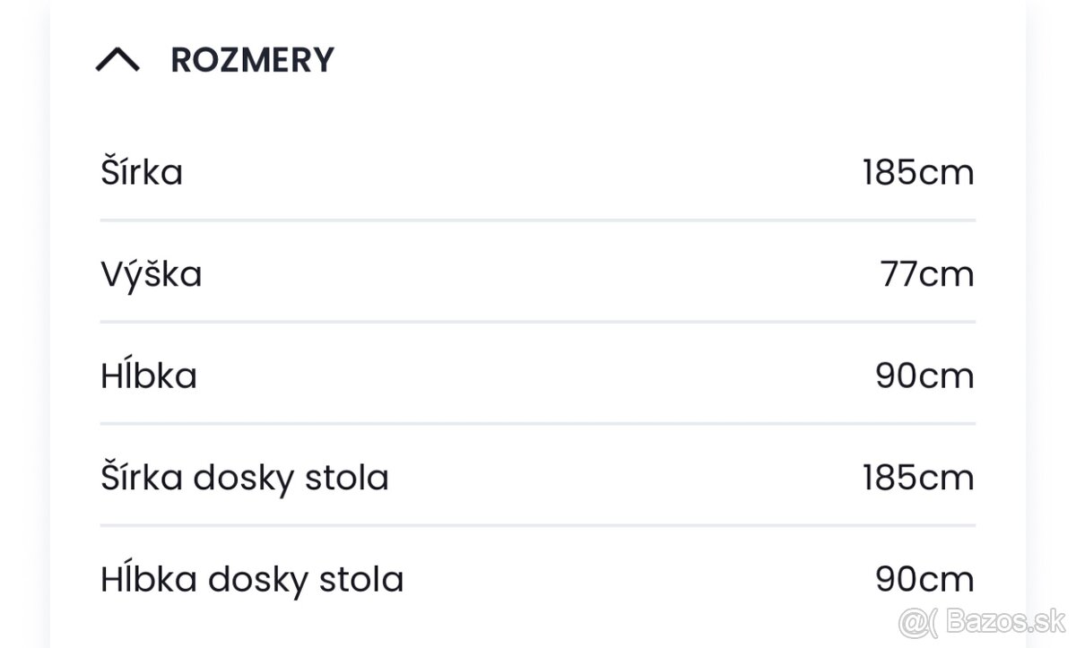 Predam jedalensky stol masiv - 4