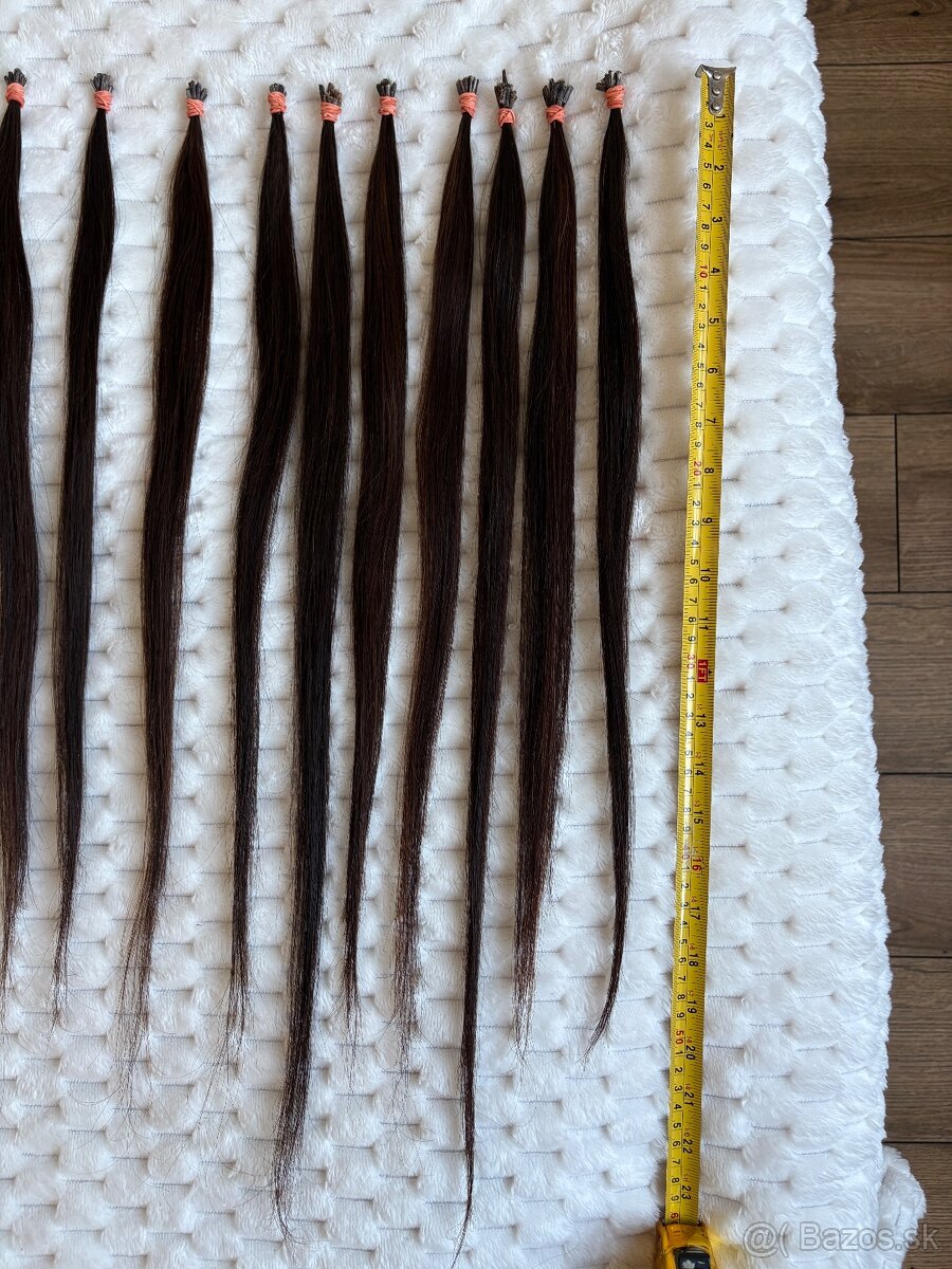 Vlasy 50cm, 175ks prameňov, 100g - 4