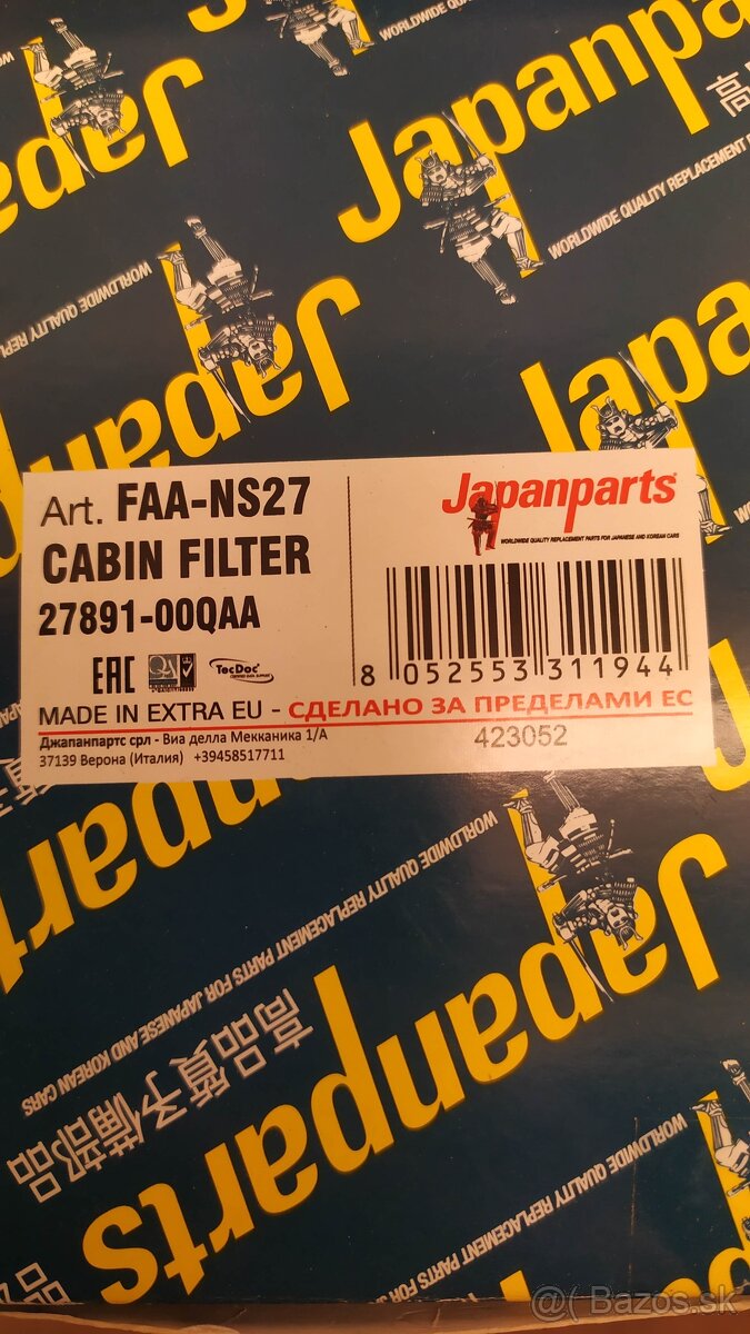 Predám kabinový-peľový filter na Renault Kangoo - 4