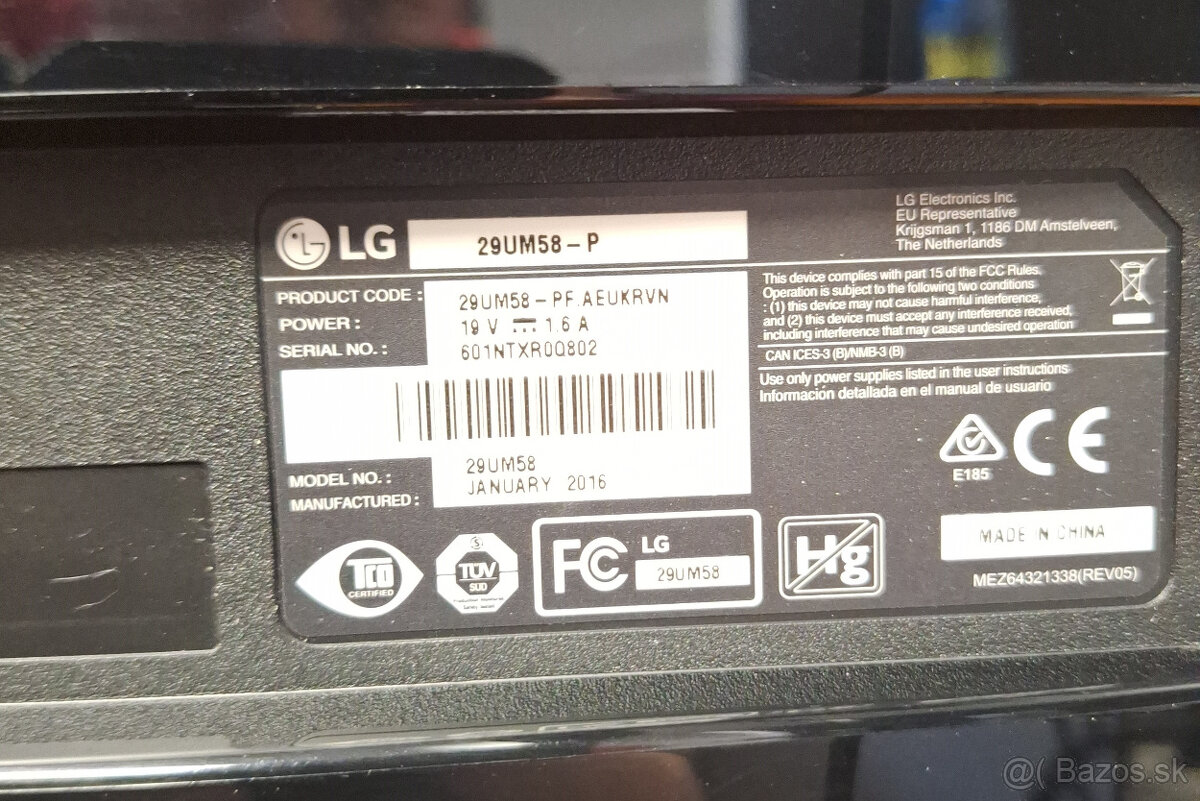 Monitor LG ultrawide 29" - 4