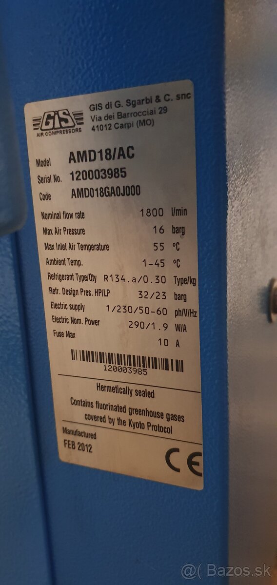 Sušička vzduchu gis amd18/ac - 4