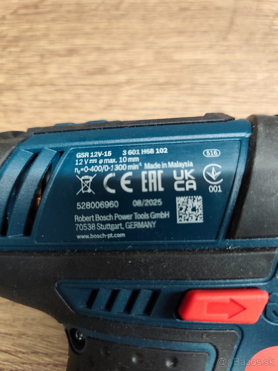 bosch gsr 12V 15 vŕtačka - 4