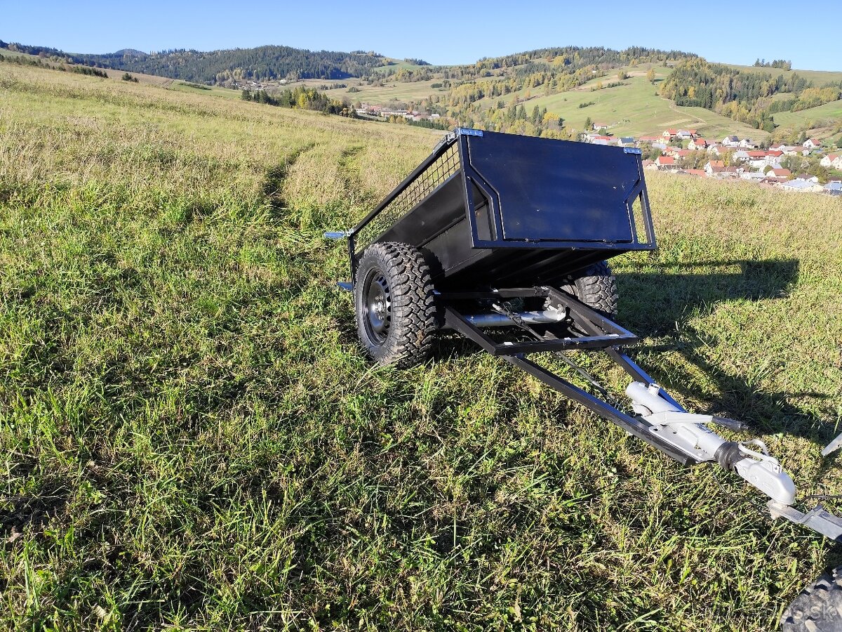 Vyklápací  ATV vozík za štvorkolku