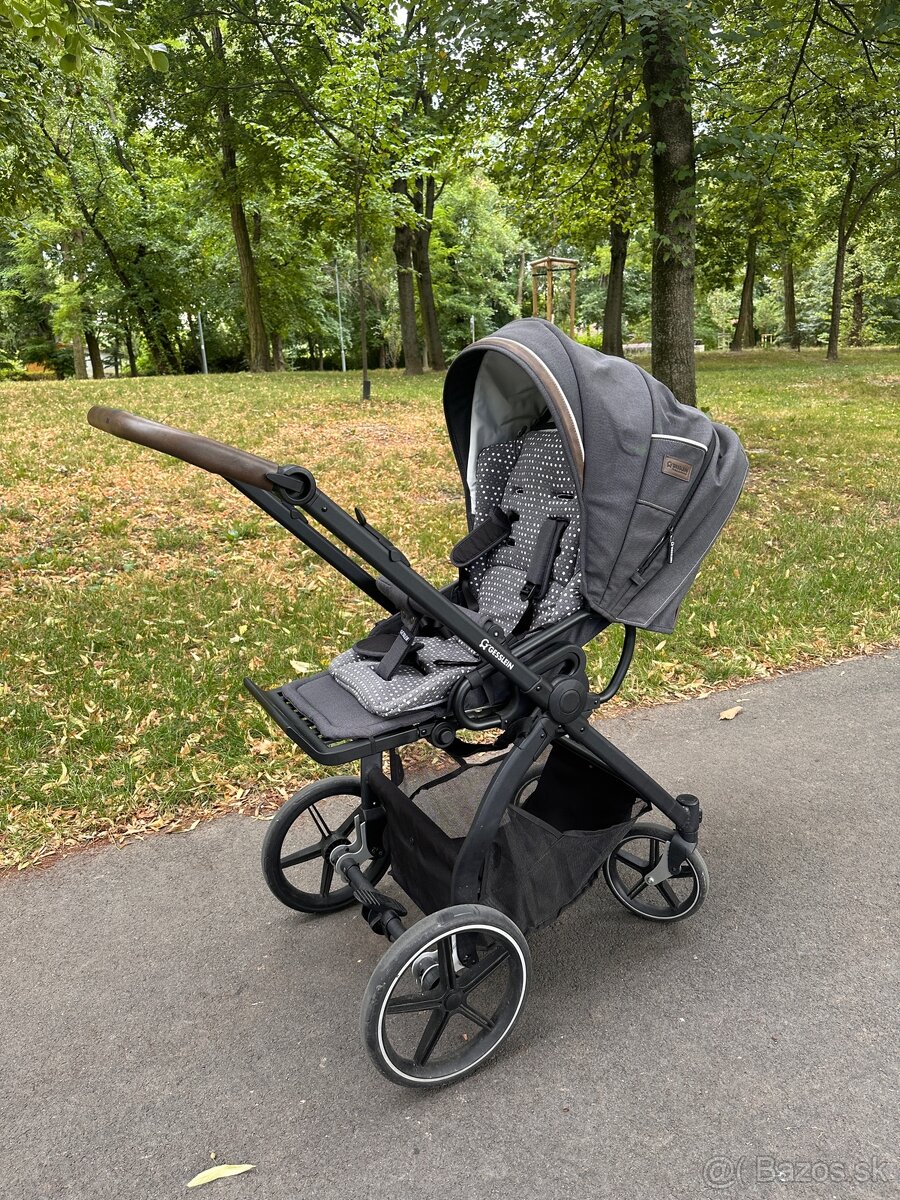 Kombinovaný kočík 3v1 Gesslein FX4+ detské vajíčko Recaro - 4