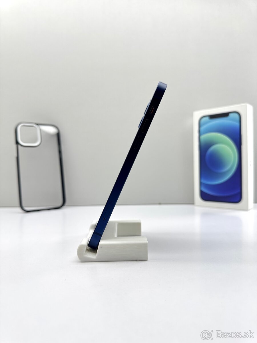 iPhone 12 BLUE TOP STAV NOVÁ BATÉRIA 100% - 4