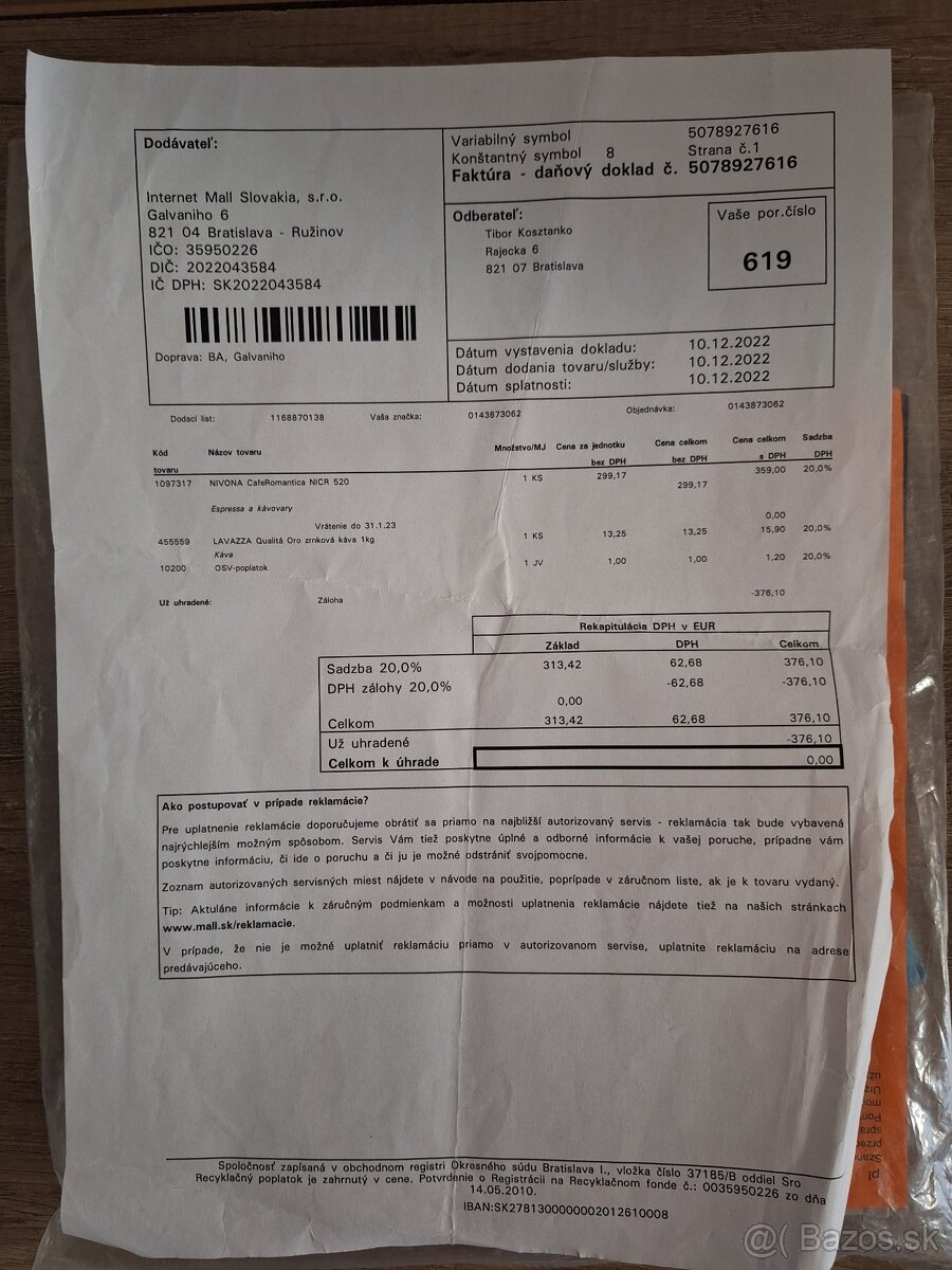 Kavovar Nivona NICR 520 - 4