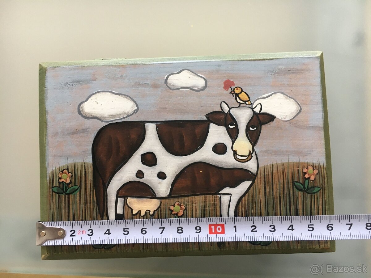 predam rucne malovanu krabiku na detske poklady - 4