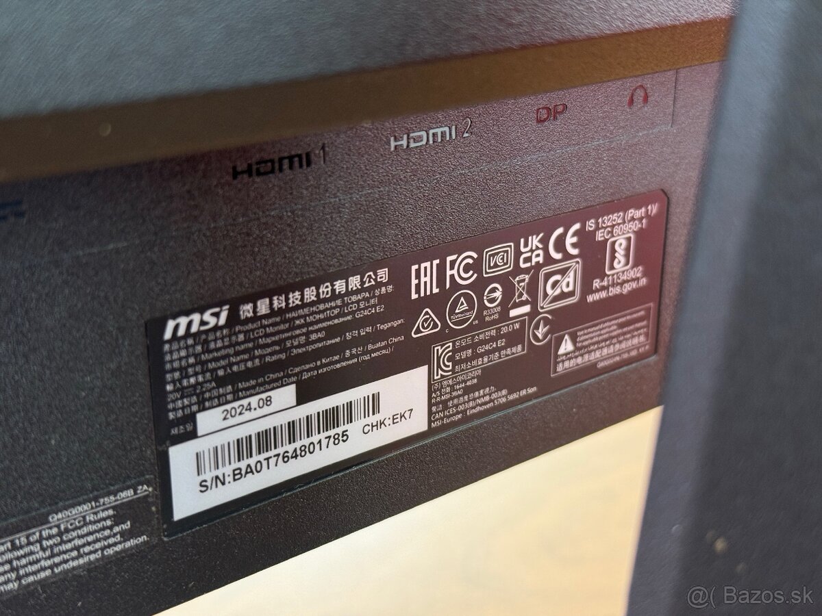 Herný monitor MSI G2422C - 4