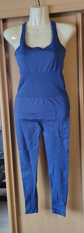 modrý overal na šport S - 4