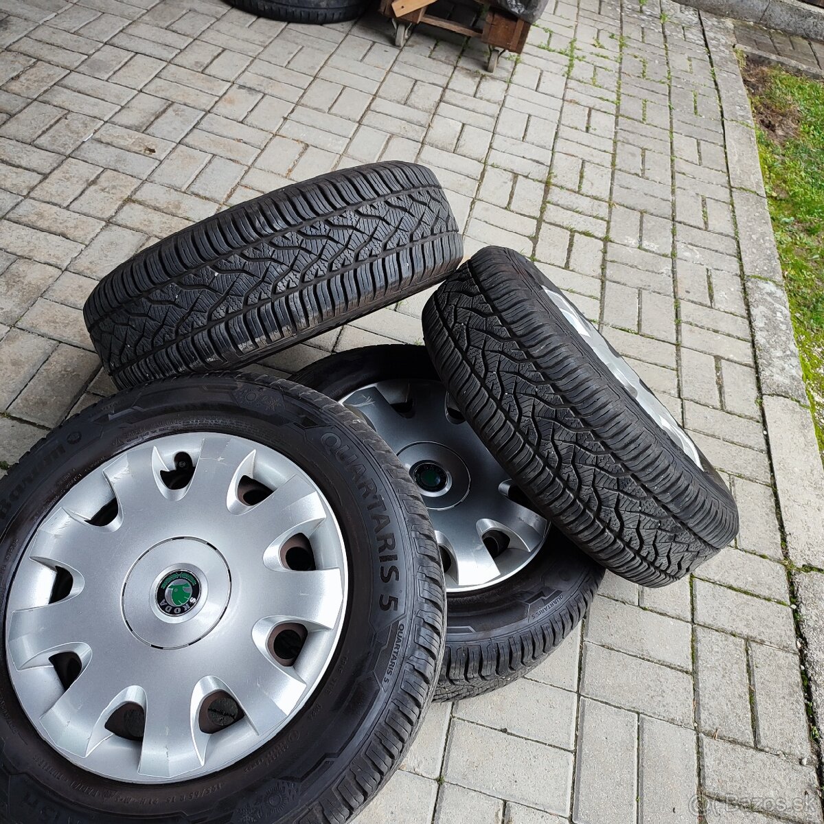 Predám 5x112r15 zimné, celoročné 195/65 - 4