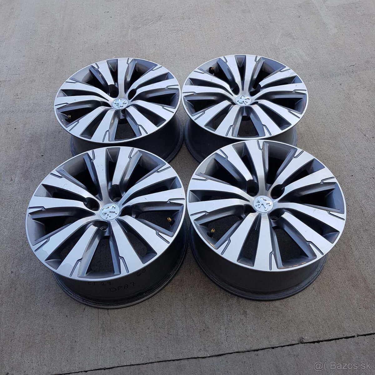 Hliníkové Peugeot disky 4x108 R17 7,5J ET29 - 4