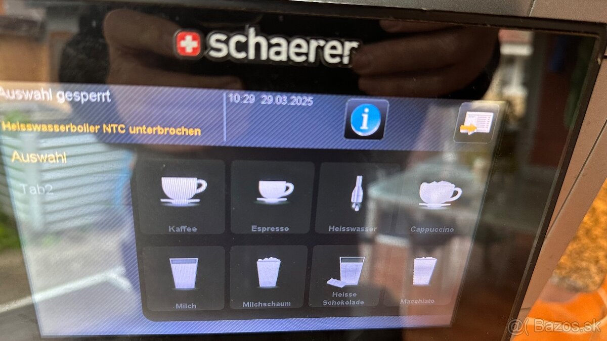 Predam profi kavovar Schaerer Cifer prime Pokazeny . - 4