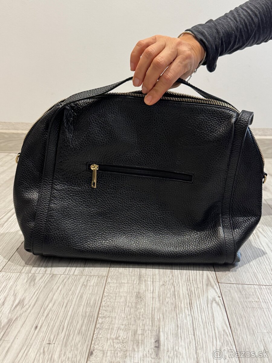 Talianska kožená kabelka - 4