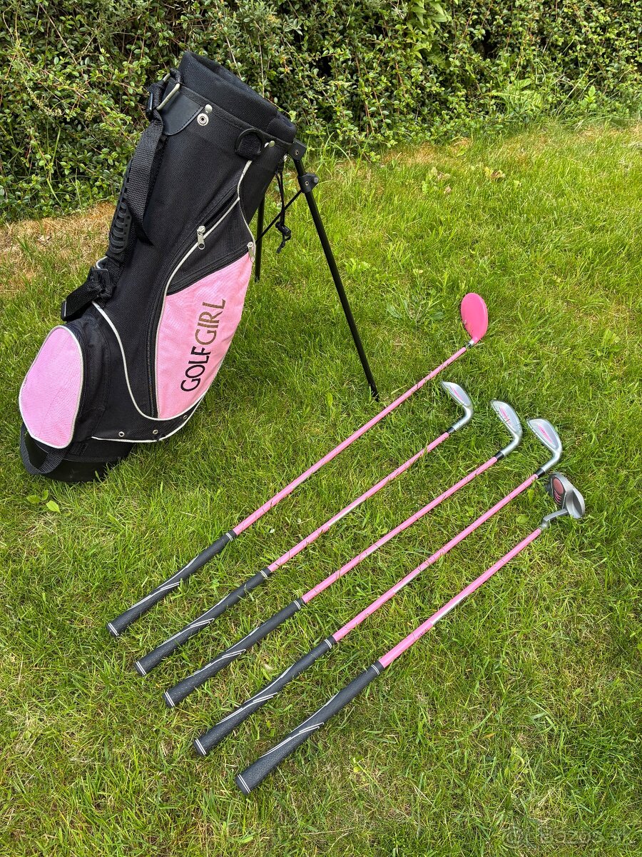 Golfovy set dievča ružový - 4