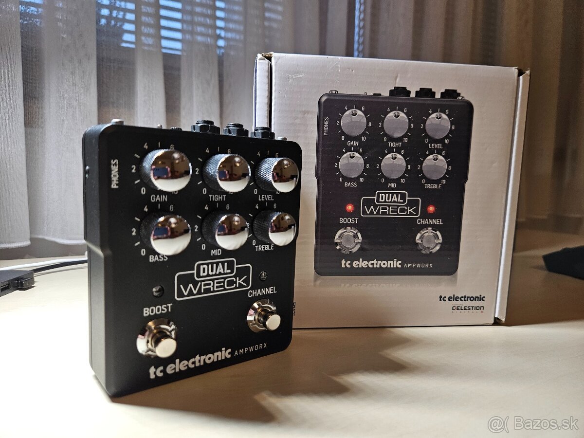 Gitarový pedál TC Electronic Ampworx Dual Wreck distortion - 4