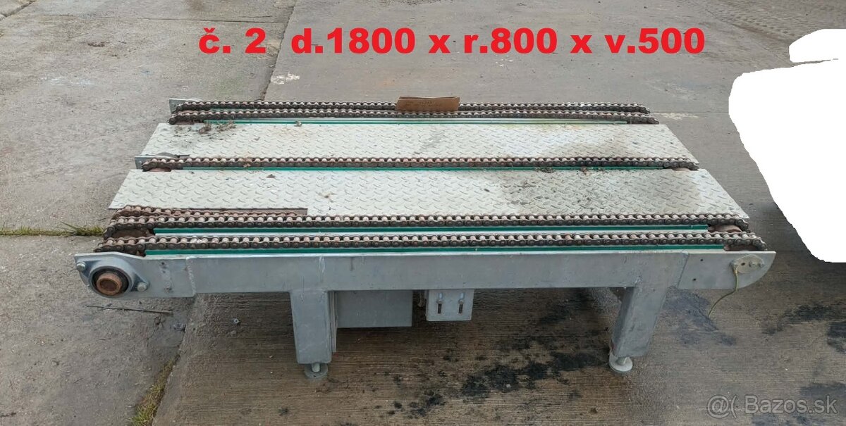 Reťazový dopravník 2x zachovalý - 4