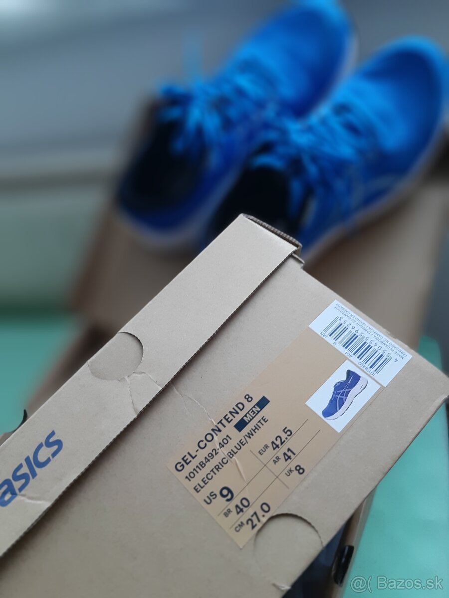 Pánske modré tenisky Asics vel. 42,5 - 4