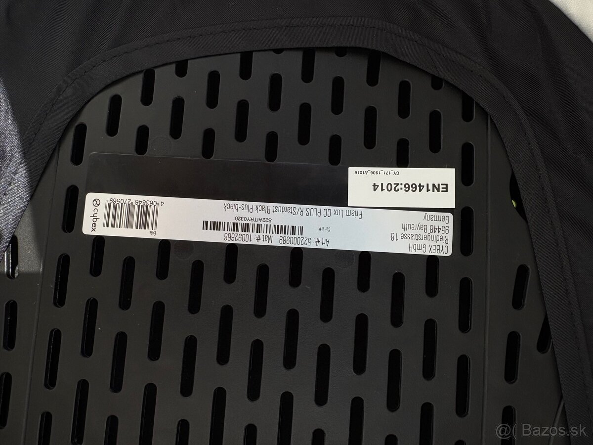 Cybex priam 4.0 matt black stardust black plus - 4