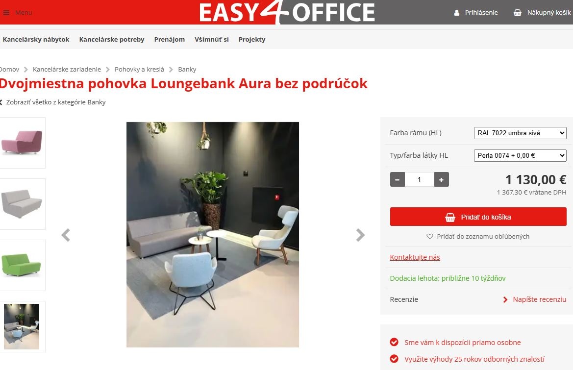 Pohovka šírka 120cm - 4