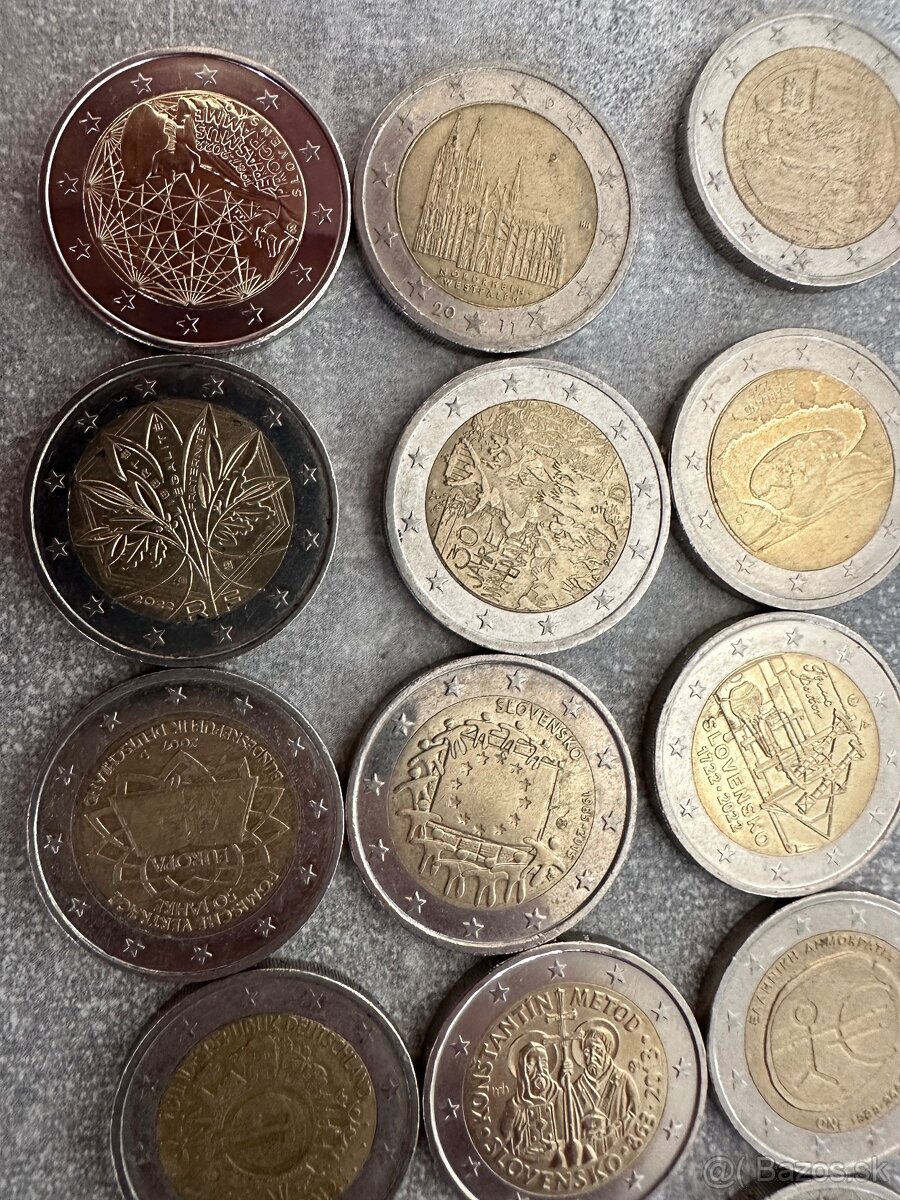 2 eurové mince - 4